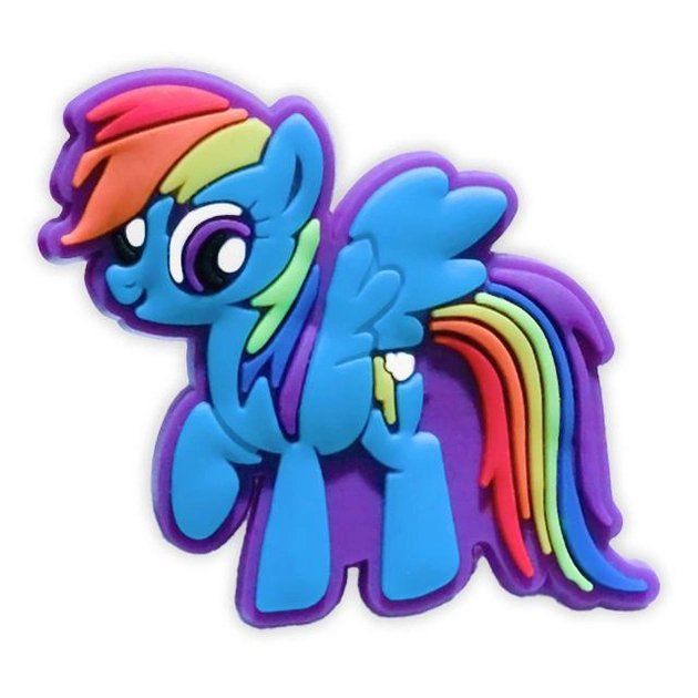 Jibbitz My Little Pony Purple | Джибітс Мій маленький поні фіолетовий 9 фото поспішай обрати наймодніші товари Crocs
