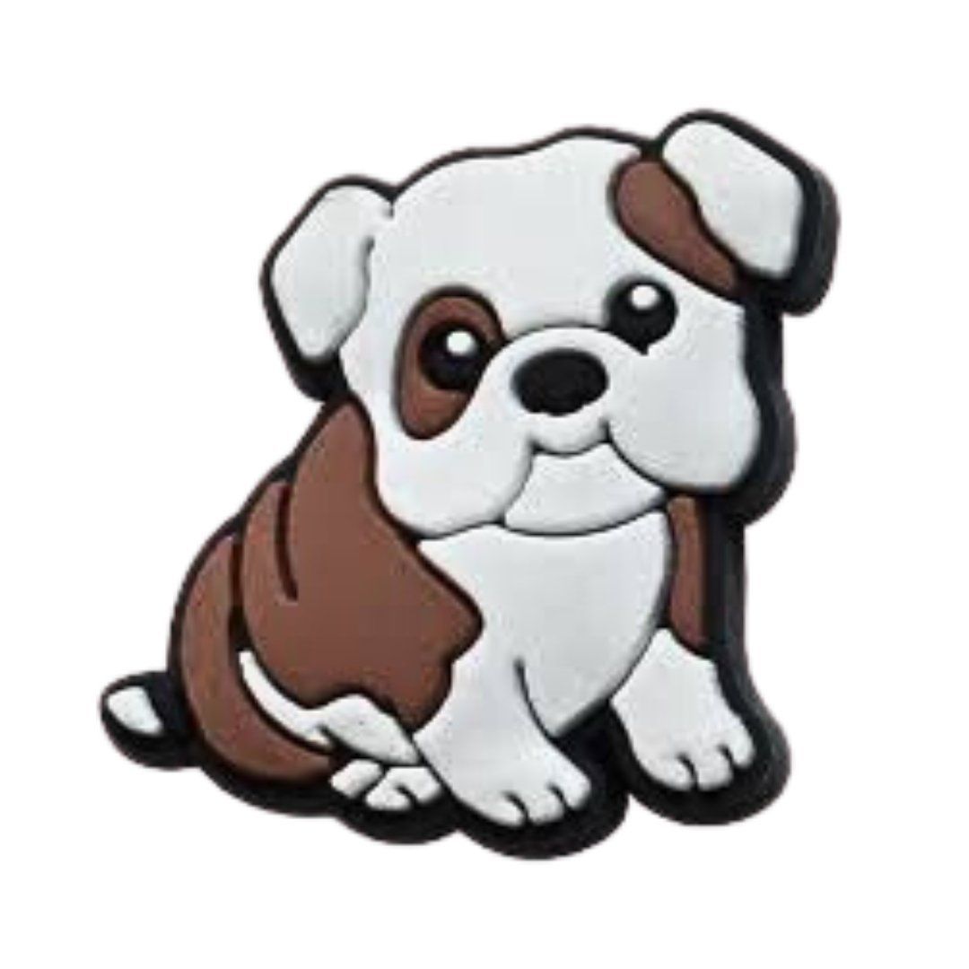 Jibbitz Puppy Bulldog | Джибітс Цуценя бульдога 137 фото поспішай обрати наймодніші товари Crocs